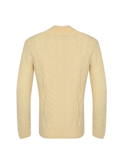 Dolcevita con zip in lana e cashmere Natural POLO RALPH LAUREN | 710876766001